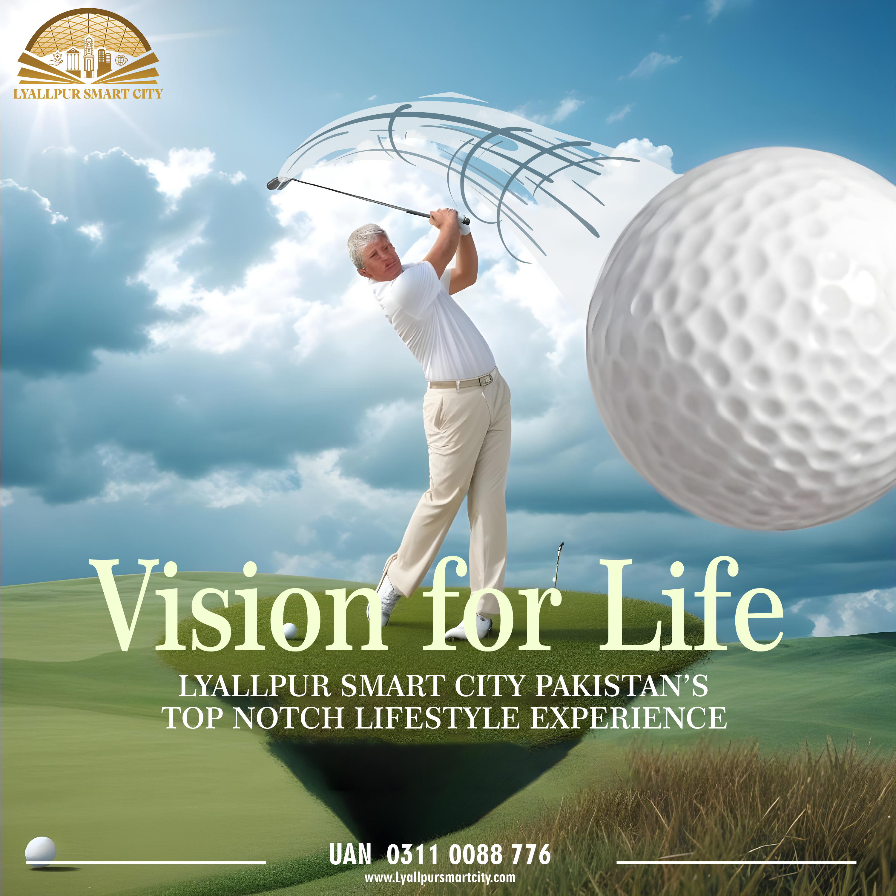 Golf Club Lifestyle Experience | Lyallpur Smart City Vision for Life Promotion