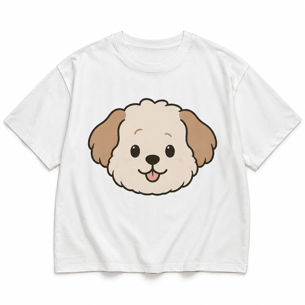Cute Dog Illustration T-Shirt